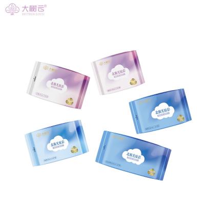 China Breathable Extra Long Herbal Women Sanitary Pads 100 Organic Cotton Winged Regular 245 /290/360/420 Pulp Thick Lady Sanitary Napkins for sale