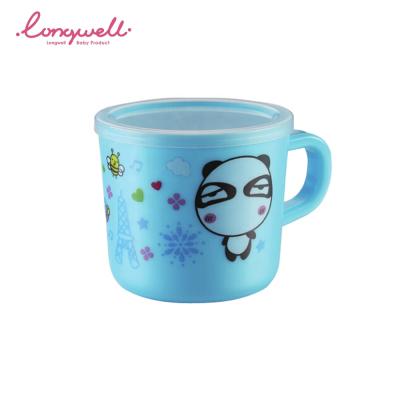 China New Handle Customized Manufacturer Water Drinking Cups Toddlers Baby Cups PP BPA Free Cartoon Printing Open Top Cup for sale