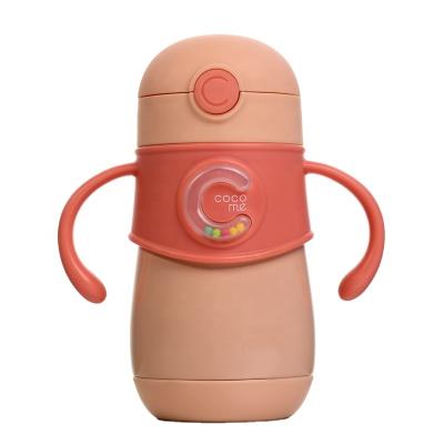 China Ningbo Longwell Custom 304 Food Grade Stainless Steel Water Bottle Handle Straw Sipper Toddlers Cups Kids Bottles Viable Free Child for sale