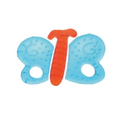 China Water Filled Teether Customized Colorful Butterfly BPA EVA Babies Water Filled Teethers OEM Factory Wholesale Bite Free Teethers for sale