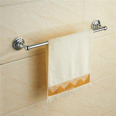 China Sustainable Wall Mounted Bathroom Accessories Alloy Single Bar Towel Rack For Bathroom for sale