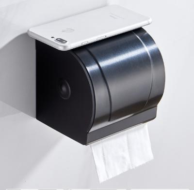 China Modern Toilet Paper Holder With Phone Shelf Toilet Paper Roll Holder for sale