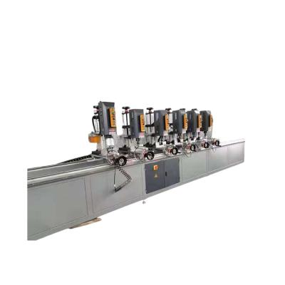 China Building Material Shops High Capacity High Quality Aluminum Profile Multi Shaft Hole Boring Head Drill Machine for sale