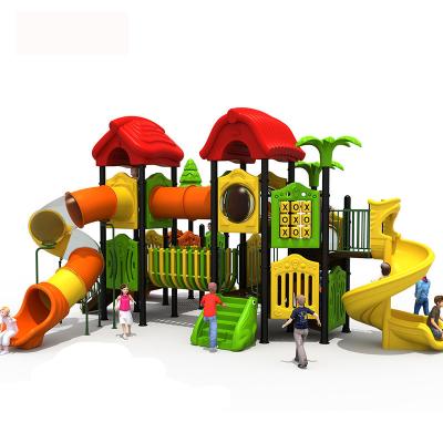 China High Quality Colorful Outdoor Plastic Slide Children Kindergarten Outdoor Play Equipment Guangzhou Factory for sale