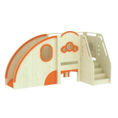 China High Quality Indoor Playground Slides Childcare Furniture Wooden Play House Toddler Playground Equipment Play Ground Sets Loft for sale