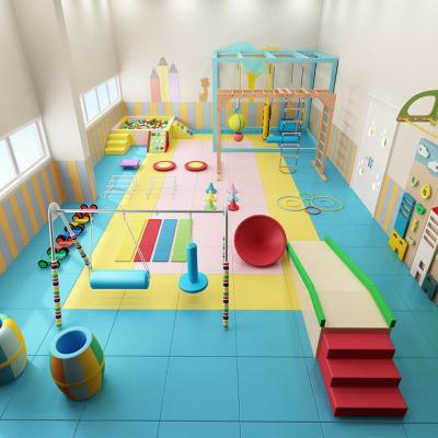 China Soft Design Kids Gym Moetry Activity Room Environmental/Portable/Durable Therapy Center For Kindergarten for sale