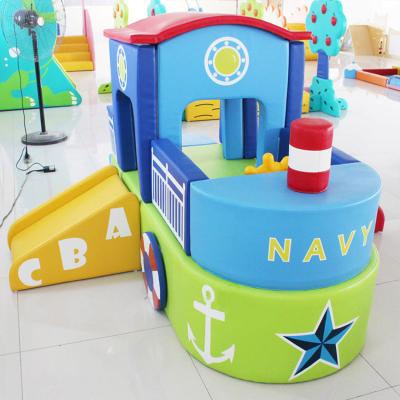 China Moetry Environmental/Comfortable/Durable Factory Price Kids Soft Equipment Indoor Playground Play Ground Pirate Ship Game For Toddler for sale