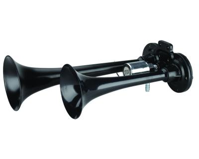 China Black Zinc Alloy Dual Air Horns Trumpet for sale