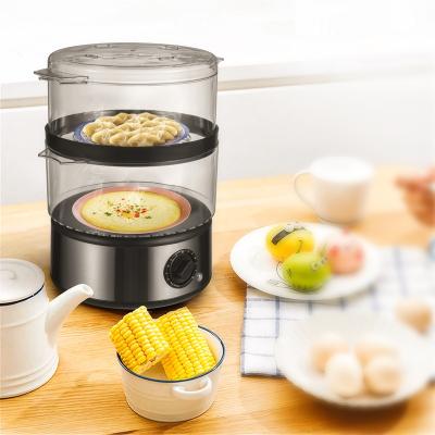 China Mini Food Hotel Steamer Multifunctional Electric Pot Nutrition Well Preservation SS Food Steamer Baby Food Maker for sale