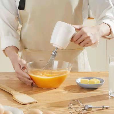 China Cordless Mini Kitchen Egg Beater USB Concrete Mixer Hand Dough Mixer Handheld Electric Mixer for sale