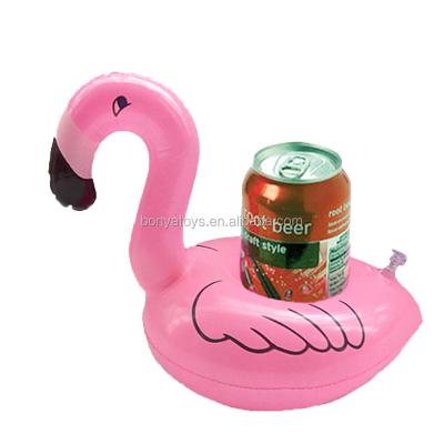 China Sustainable Hot Sale Pool Floats Flamingo Cup Holder Drink Pool Float for sale