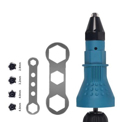 China Carbon Steel Riveting Universal Drill Adapter Rivet Gun Adapter Riv-Nut Drill Attachment for sale