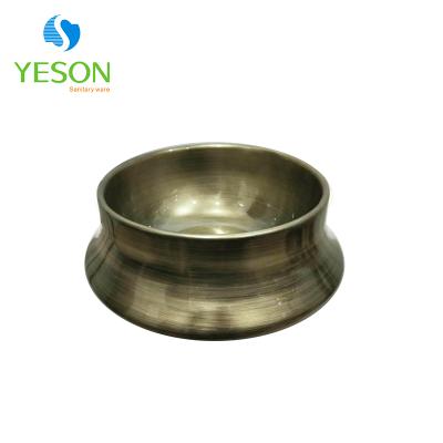 China Yeson Modern Glossy Bronze Ceramic Basin Bathroom Sink for sale