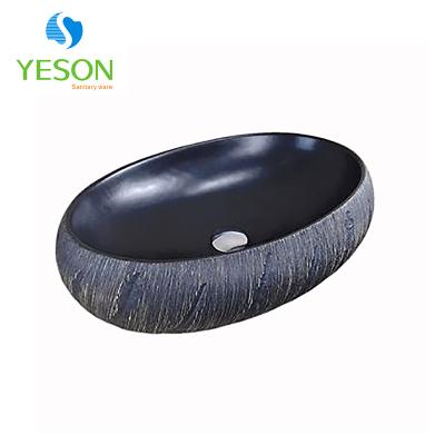 China Without Design Ceramic Oval Handmade Sink Faucet Bathroom Sink Designs For Dining Room for sale