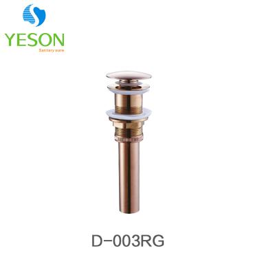 China New Design Bathroom Drainer Rose Gold Pop for sale