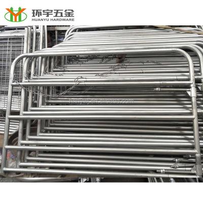 China Easily Assembled 5 Bar Galvanized Farm Gate Steel Bar Gates for sale