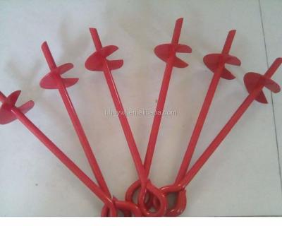 China Waterproof Hot Dipped Galvanized / Powder Coated / Paint Ground Bolt Earth Screw Anchor for sale