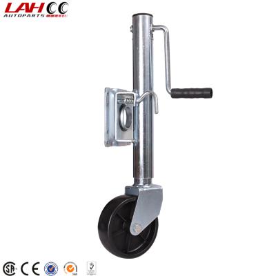 China Small Mount 1000LBS Caravan And Boat Side Swivel Jack Jockey Wheel Trailer for sale