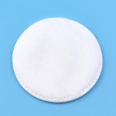 China Medical / Personal Care Cosmetic Kits Round Makeup Remover Plain Natural Soft Cotton Pads for sale