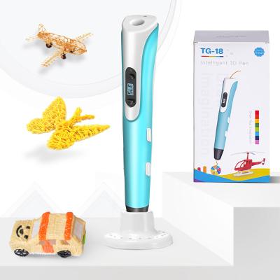 China Newest Protection Auto Fashion Kids 3d Drawing Pen For Christmas Gift Drawing Parque 3d Printing Best For Kids With ABS Filament 3d Printer Pen for sale