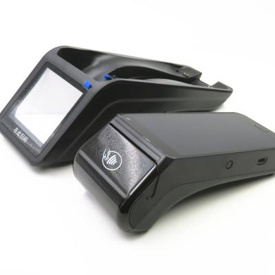 Китай Black And White Android PCI 5.X POS Terminal EDC Machine With 4G And NFC Payment продается