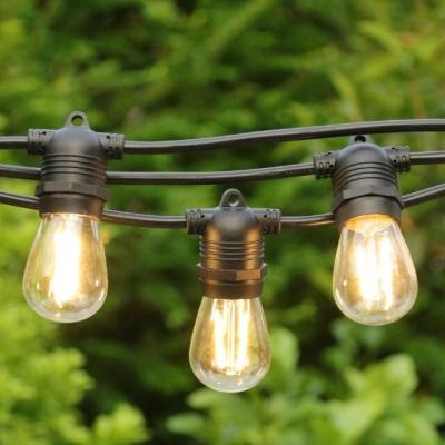 China Garden Ip65 Waterproof Festoon Festive Holiday Lighting Outdoor Christmas Decorations 50led 9.5msolar String Light Bright for sale