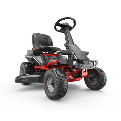 China 4-Stroke Lithium Battery Riding On Mower 30inch Riding Lawn Mower For Garden for sale