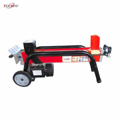 China Grows OEM Wood Log Splitter 5T Wood Cutting Machine 1500W With 52cm Splitting Length for sale