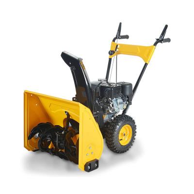 China Plastic + Metal 24 Inch Snow Sweeper Tractor 4 Loncin Engine 6hp Forward Snow Fans for sale