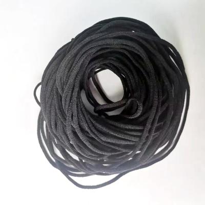 China Elastic Nylon Material 3mm Non Woven Ply Around Band Elastic Tie Earloop For Face Mask for sale