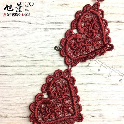 China Sustainable Garment Accessory Decorative White Cotton Lace Trim for sale