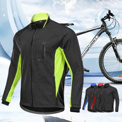 China QUICK DRY Men's Shear Thermal Winter Waterproof Jacket Bike Bicycle Coat Windproof Clothing Long Sleeve Cycling Tank Tops for sale