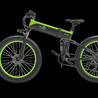 China Aluminum Alloy Launch Products Fat BEZIOR X1500 26 Inch Motor 1500W Electric Mountain Bike Fat Tire for sale