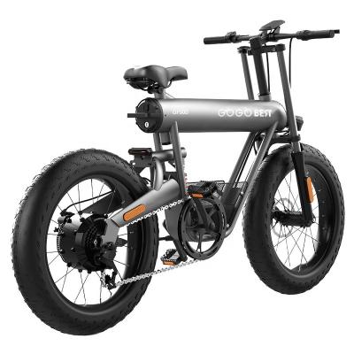 China The latest GOGOBEST GF500 20 inch electric mountain bike motor 750W aluminum alloy style fat tire for sale