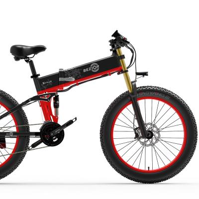 China Poland/UK warehouse aluminum alloy super motor 1500W folding 26 inch BEZIOR fat tire electric bike more than x for sale