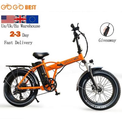 China T/T Pop-UPS Poland Warehouse Popular Motor 1000W Folding Electric Bike GOGOBEST GF300 for sale