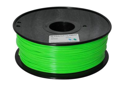 China Blaues Grün zu Druckerfäden ABS 1.75mm der Gelbgrünfarbe 3d 1kg Material MakerBot/RepRap/UP/M zu verkaufen