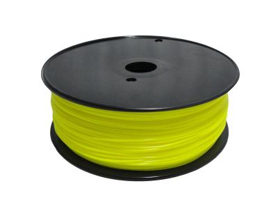 China Amarillo ASCENDENTE del PLA del filamento de la impresora 3D de los materiales consumibles 1.75m m de la impresora 3D, 1KG/carrete en venta