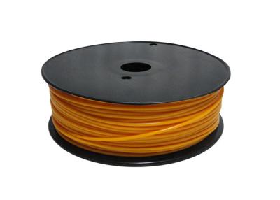 China Yellow Gold 3mm 3D Printer Filament For Anime Field , ABS 3D Printer Plastic Material for sale