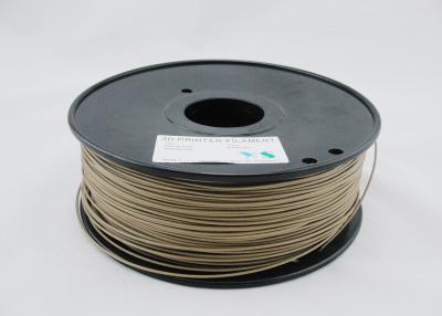 Chine Filament en bois rapide de l'imprimante 3D du prototypage 3mm Brown foncé pour l'imprimante de Reprap 3D à vendre