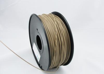 China Dark Brown 1.75mm Wood 3D Printer Filament For RepRap / FDM 3D Printer for sale