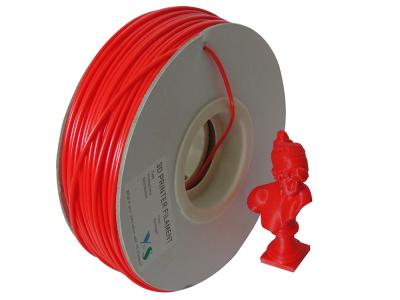 Cina Materiali del filamento di stampa dell'ABS 3D di rosso 3.0mm per le stampanti 3D variopinte in vendita