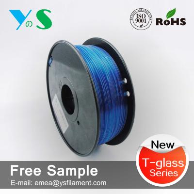 China Azul de PETG 3.0mm com o filamento da impressão 3d para o makebot dos filamentos 3d à venda