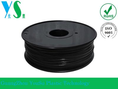 China High Strength ABS 3D Printer Filament 1.75mm Black Softer For Printing for sale