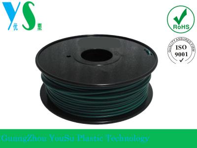 China Filamento verde YouSu da impressora do PLA 3D do profissional 1.75mm para Makerbot à venda