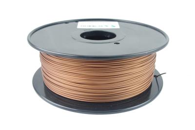 China Copper PLA 3D Printing filament 1.75mm for sale