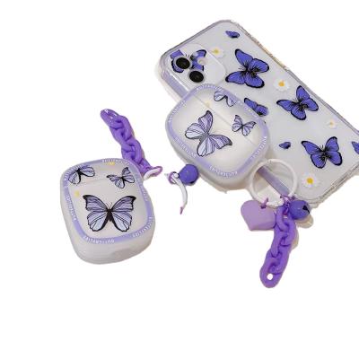 China Lovely Butterfly Love Case Fashion Box Filling Case Shockproof Earphone Cover For Airpods pro 2 for sale