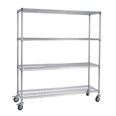 China Low Profile Adjustable Cargo Shelves Rolling Shelving Storage Forming Machine Box Cabinet Stackable Shelf Organizer for sale