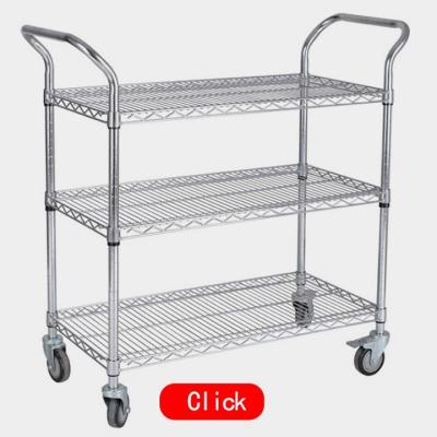 China Stylish Hand Held Adjustable Mobile Trolley Platform Heavy Duty Trolley in Modern Style for sale