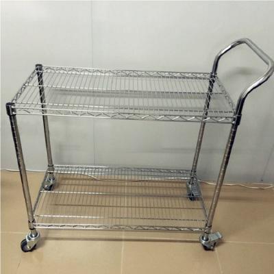 China Adjustable New Style Luxury Storage Shelves Trolleys Serving Cart Cart For Professional for sale